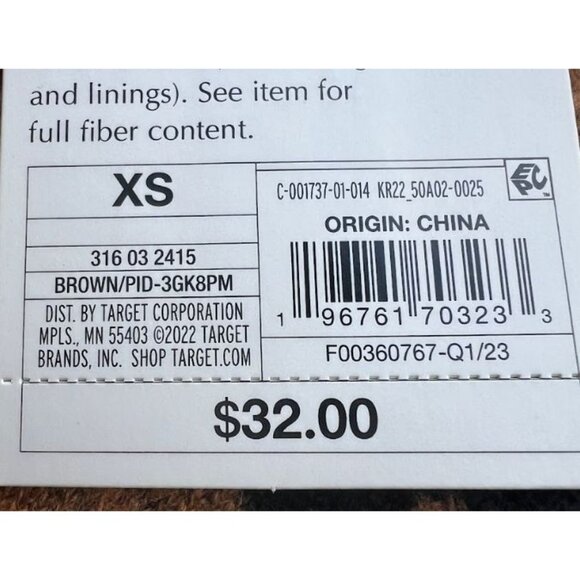 Knox Rose Women's V-Neck Pullover Sweater Camel Brown XS - Picture 5 of 5